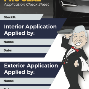 Pro Seal Application Checklist